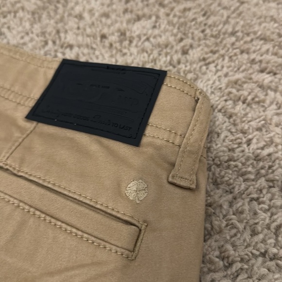 Lucky Brand Flat Front Shorts Hombre Talla 38 Color Caqui Advanced Stretch NWT - Picture 7 of 11